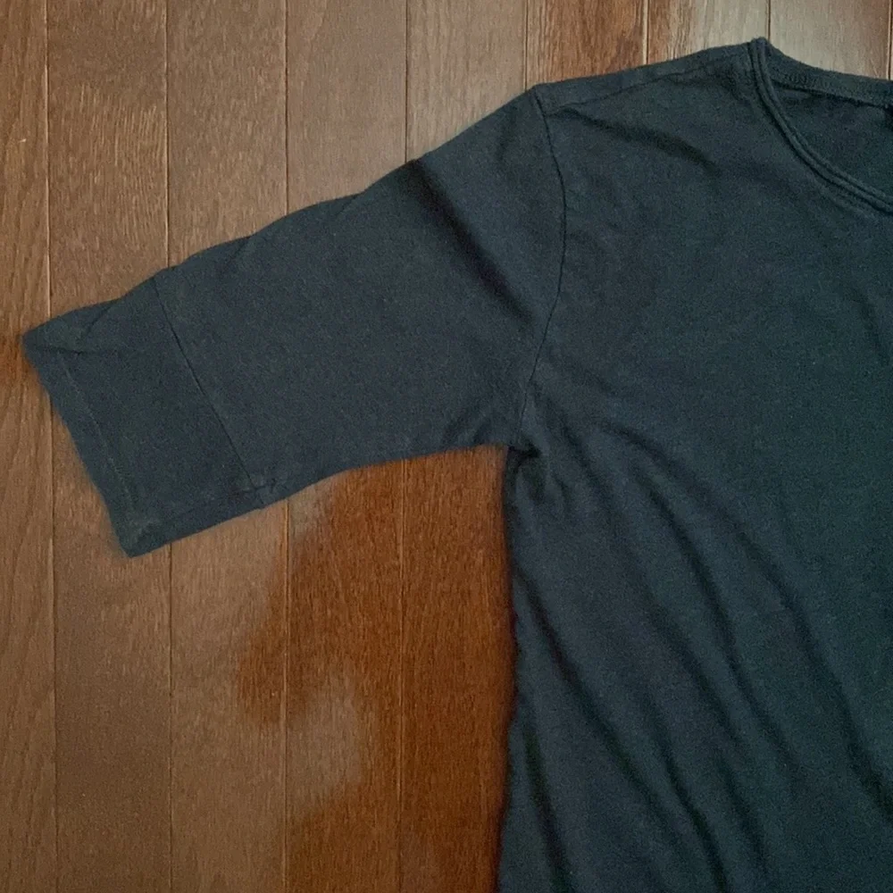 Ralph Lauren 3/4 Sleeve Grey Sparkle Trim Shirt